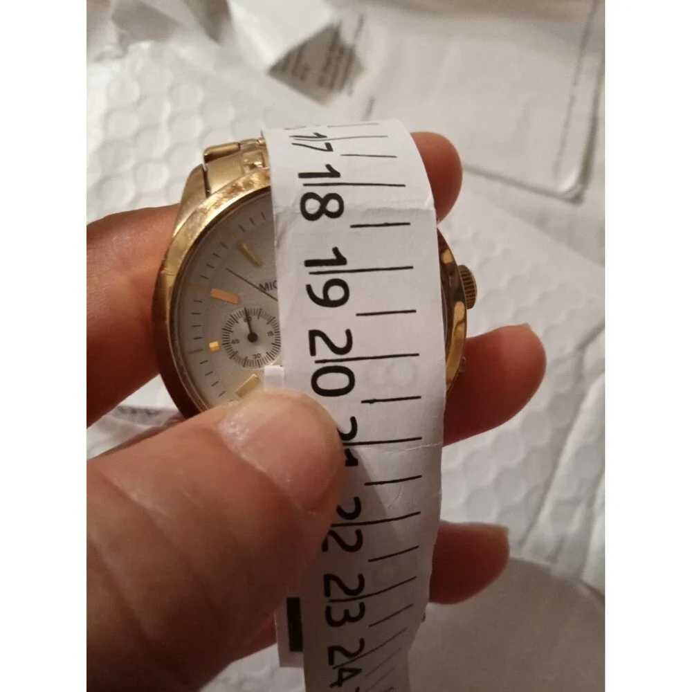 MK5192 LADIES Watch MICHAEL KORS HIGH END 3 DIALS MILITARY RTL $295 8 Inches+-